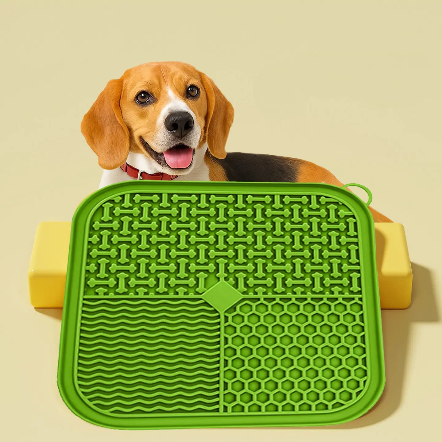 Lick Mat for Dogs, Premium Lick Pad with Suction Cups for Dog Anxiety Relief, Slow Feeder Dog Bowls