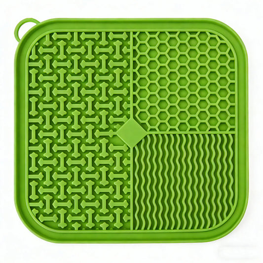 Lick Mat for Dogs, Premium Lick Pad with Suction Cups for Dog Anxiety Relief, Slow Feeder Dog Bowls